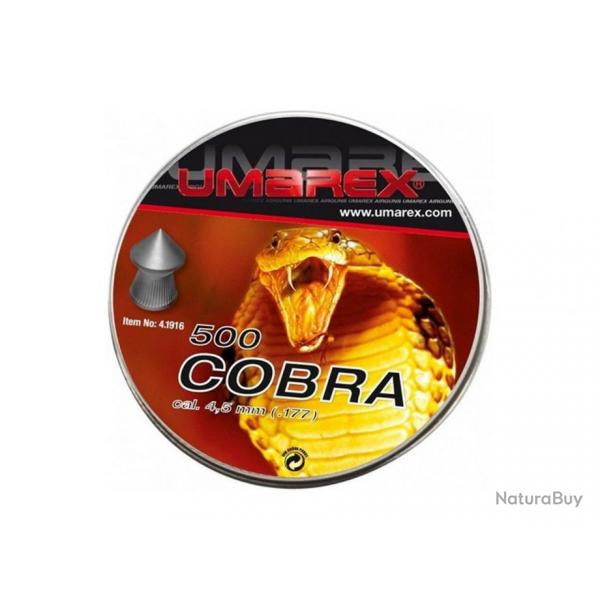 Plombs pointue UMAREX Cobra diabolos 4.5 (x500)