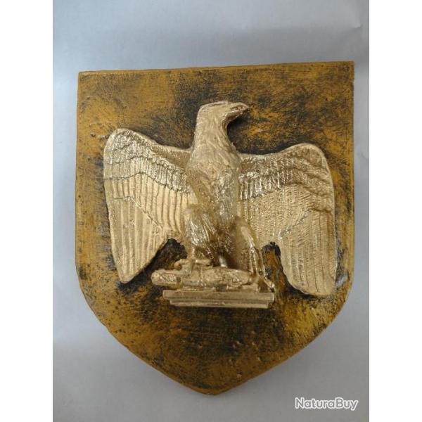 Blason Aigle de Bazeilles second Empire avec accroche