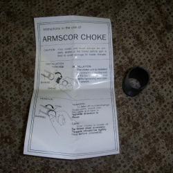 choke ARMSCOR ( LISSE) pour fusil RANCH à choke interchangeable de cal. 12