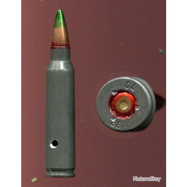 5.56 x 45 DDR 1988 - tui acier laqu - balle pointe verte
