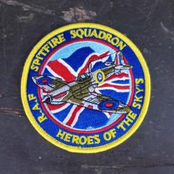 INSIGNE EN TISSU "SPITFIRE SQUADRON"HEROES OF THE SKYS