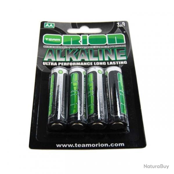 PILES ALKALINE AA R6 (4PCS) ORION