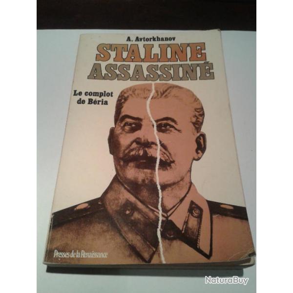 STALINE assassin par A . Avtorkhanov - 1980