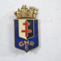 Insigne Armée Française Groupement des Moyens Régionaux 6 GMR 6 Drago G2424