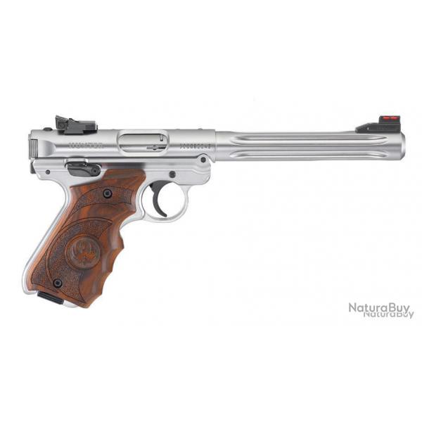 Pistolet Ruger Mark IV Hunter calibre 22LR - plaquette Target
