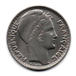 Pièce de Monnaie France 10 francs Turin, Grosse tête 1946 beaumont le Roger Rameaux Longs Rare