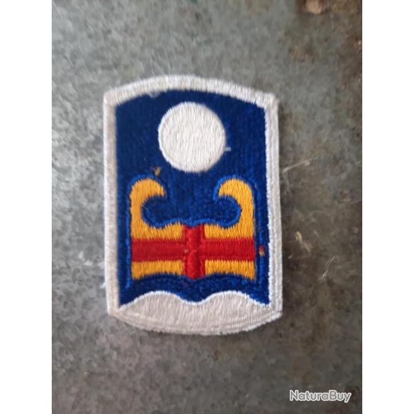 INSIGNE TISSU DE LA 92 EME INFANTRYBRIGADE U.S.