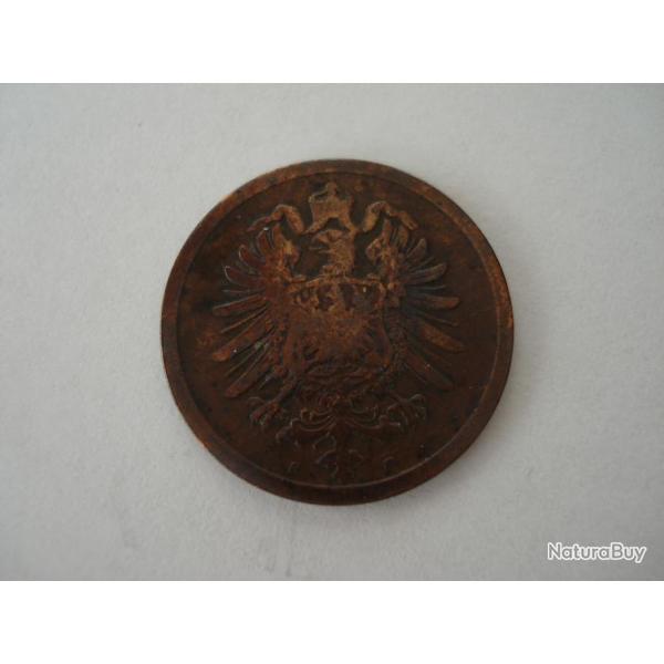 PIECE DE 2 PFENNIG DE 1876