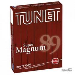 LOT DE 50 CARTOUCHES TUNET  SUPER MAGNUM CAL 12X89 60GR BJ  PLOMB 2 OU 6