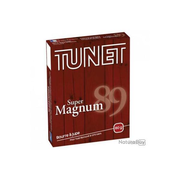 LOT DE 50 CARTOUCHES TUNET  SUPER MAGNUM CAL 12X89 60GR BJ  PLOMB 2 OU 6