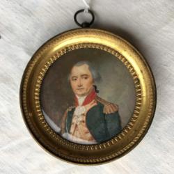 OFFICIER DU CORPS À PIED DE LA GARDE NATIONALE PARISIENNE VERS 1797-1799 Consulat / Empire.