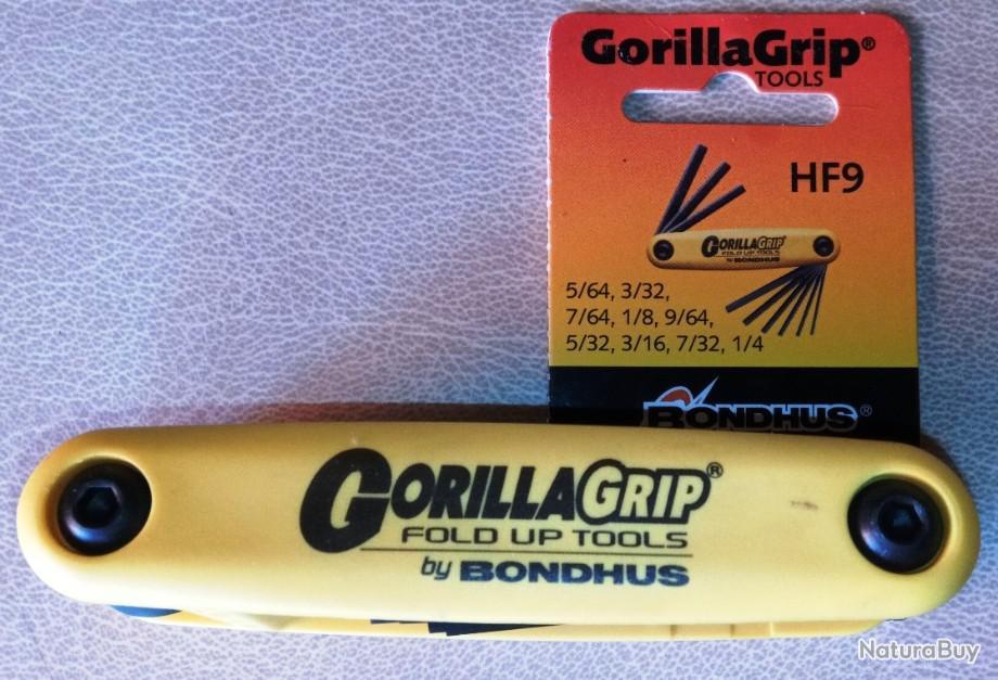 Set de clés Allen US Bondhus Gorilla Grip HF9