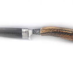 Couteau de chasse bavarois Linder à tête de lion 2