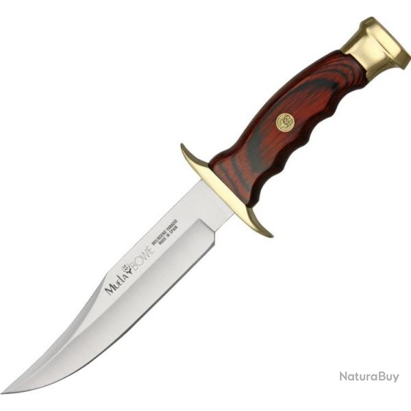 Couteau de chasse Bowie Manche en Bois Cocobolo Lame en Acier inox CIBW1607