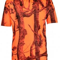 Tee shirt enfant camouflage orange GhostCamo PERCUSSION