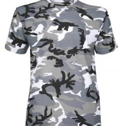 Tee-shirt enfant camouflage gris PERCUSSION-14 ans