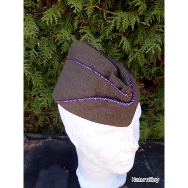 GARRISON CAP CHOCOLAT US MODELE  MEDICAL CORPS.