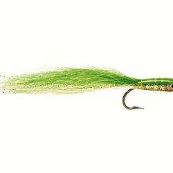 Mouche stream. - baitfish and squids epoxy baitf.olv/whit Fulling Mill