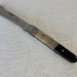 Couteau de poche greffoir Manche os/corne et motif Hérisson.