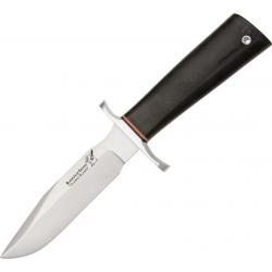 Couteau de Chasse Model 5 Black Manche en Micarta avec Etui en Cuir 0