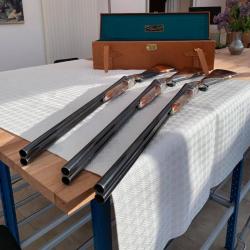 RARISSIME Triplette  à platines "Armas-Garbi"  composée de 3 fusils