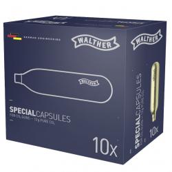 CAPSULE  Walther Co2  par 10 pour armes bille ou plomb