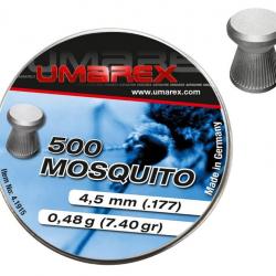 Boite de 500 Plombs mosquito Plat 4.5 mm pour tireur
