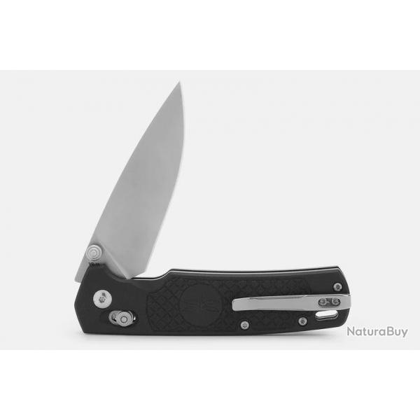 Couteau Amare FieldBro Lame Acier VG-10 Manche Black G-10 Linerlock Clip AMR202004