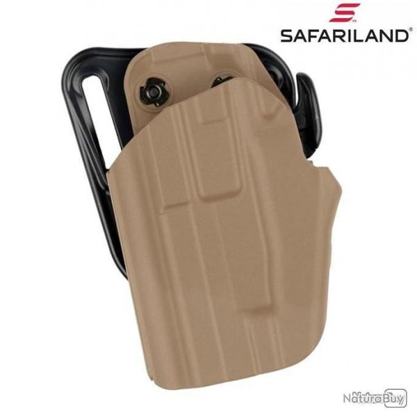 Etui Holster SAFARILAND GLS Pro-Fit 577 Sub compact type Glock 26,27,30,30S,33,39 GAUCHER Coyote