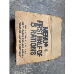 Rations MRE Armée Américaine - Boîte De 12 Repas Prêts à Manger Pour Survie, Camping & Aventures