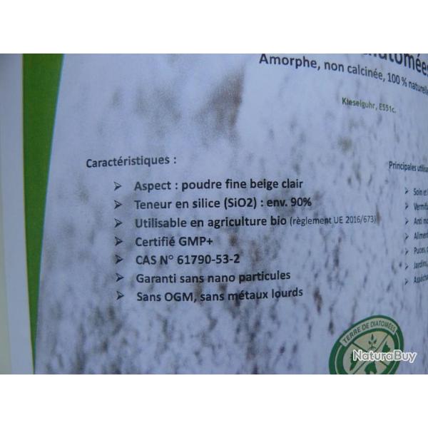 Insecticide naturel Terre de Diatome 2kg