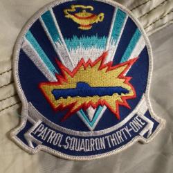 PATCH BRODE PATROL SQUADRON THIRTY-ONE (esquadron de patrouille maritime de la marine américaine)