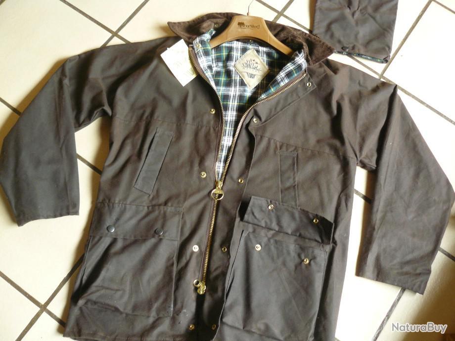 veste chasse huilée