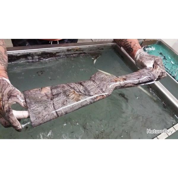 Hydro Dipping : Personnaliser son fusil ou sa carabine Crosse complte Finition Mat Motif N 1