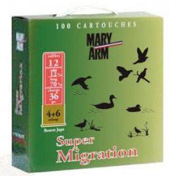Pack 100 cartouches Mary Arm Super Migration 36-Plomb 4+6