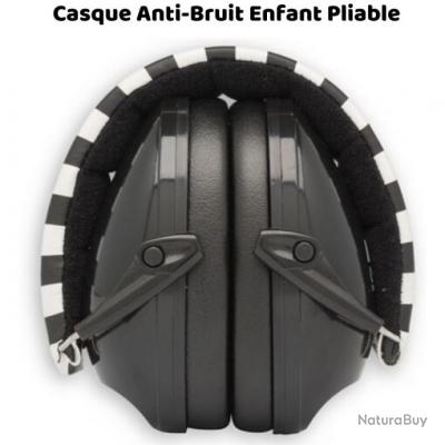 Casque Antibruit Enfant Muffy Pliable Alpine Noir Et Blanc Casques Anti Bruits