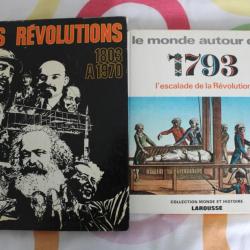 Lot 2 ouvrages sur révolutions