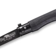OLD BEAR 311.XL Taschenmesser Total Black - XL Größe, 420 Stahl, PTFE-Beschichtung, Schwarzes Holz