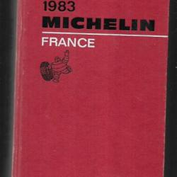 Guide Michelin 1983 france