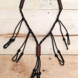 Porte-appeaux 6 pcs marron et noir
