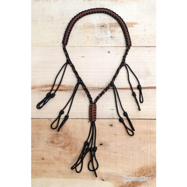 Porte-appeaux 6 pcs marron et noir