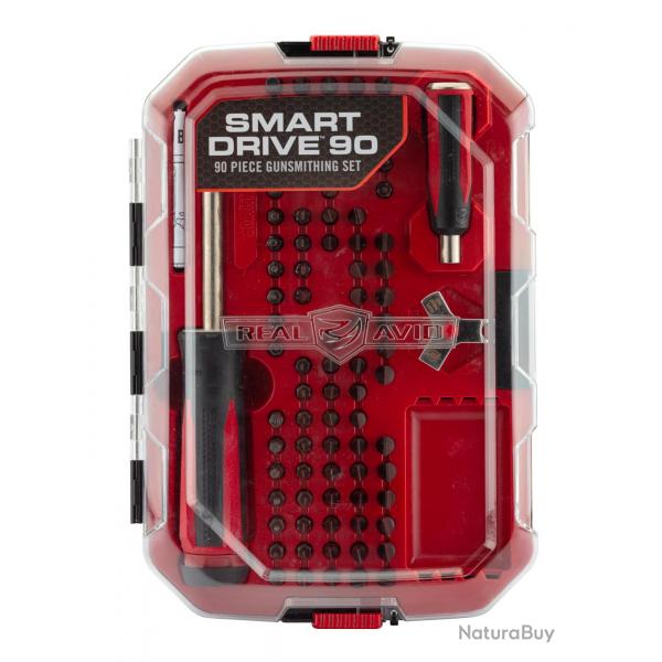 ( Tournevis armurier et 90 embouts REAL AVID Smart Drive 90)Tournevis armurier et 90 embouts REAL AV