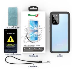 Coque Etanche Anti Choc Redpepper pour Samsung Galaxy, Couleur: Noir, Smartphone: GALAXY S20 Plus