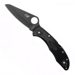 Couteau "Salt 2" H-1 / nylon-fibre de verre noir [Spyderco]