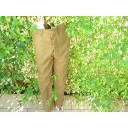 PANTALON US TROUPE MOUTARDE MODELE 1937 TOUR DE TAILLE 90 cm UNIFORME GI DEBARQUEMENT