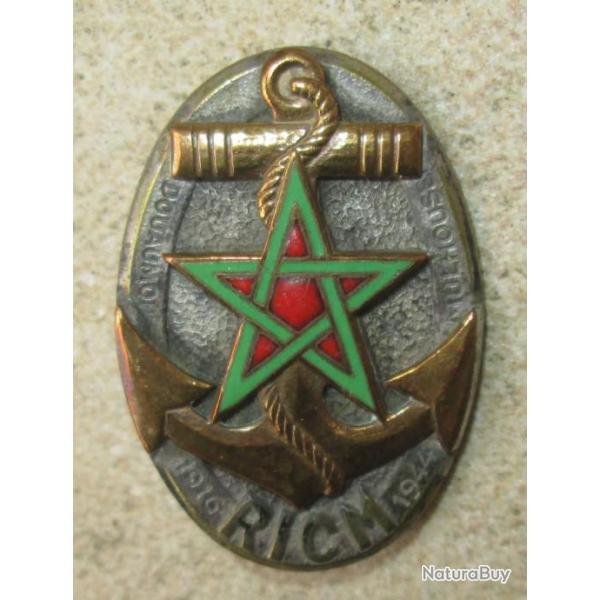 Rgiment d'Infanterie Coloniale du MAROC, pingle pastille ronde