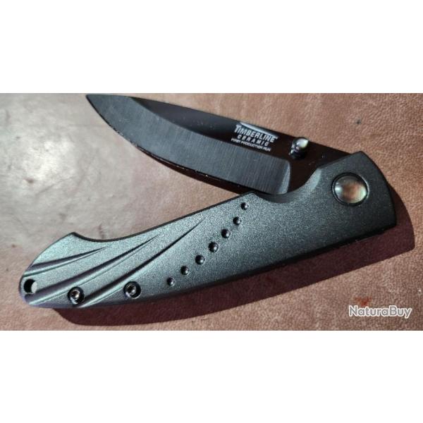 Couteau TIMBERLINE Mod. 8012, lame Cramique Noire, tout neuf