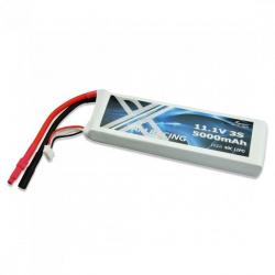 Batterie LiPo 3S AM Racing 11.1V 5000mAh 40C pour Bateau Alpha et Voiture RC