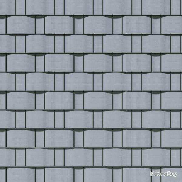 Brise vue brise vent film anti regards clture paravent PVC gris 70 m 2208212