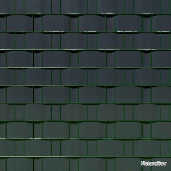 Brise vue brise vent film anti regards clture paravent PVC gris anthracite 35 m 2208213